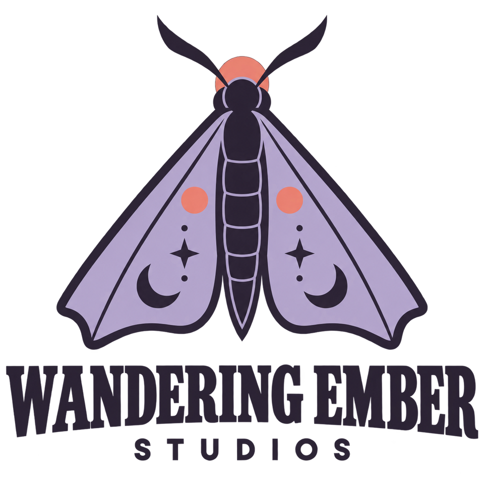 Wandering Ember Studios logo